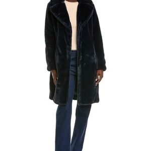 Via Spiga Dark Blue Teddy Jacket